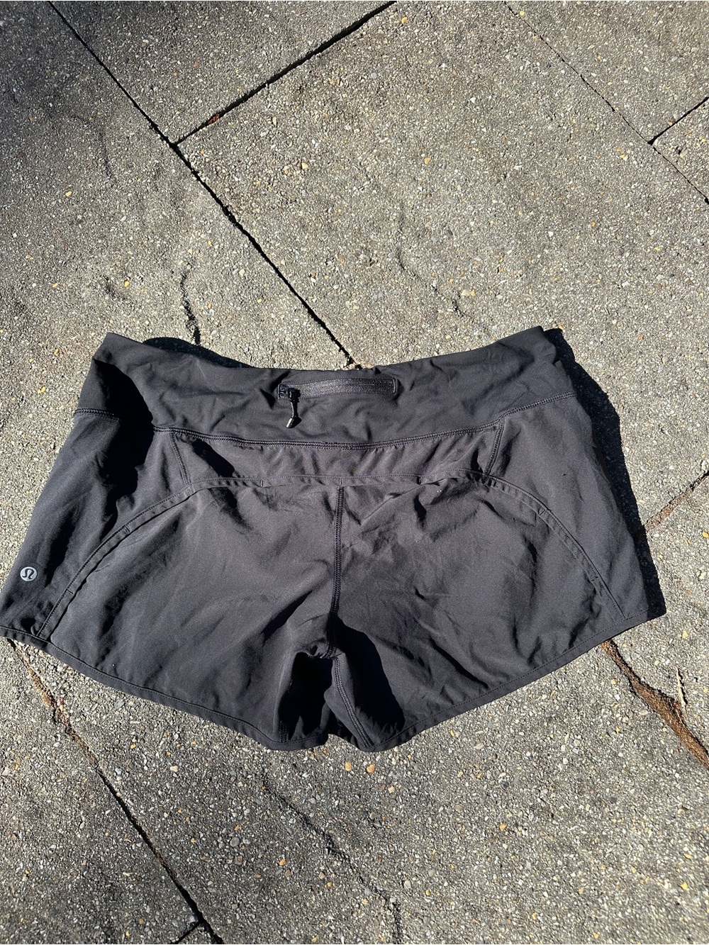 Lululemon Speed Up Lined Running Shorts - Black - Size 10